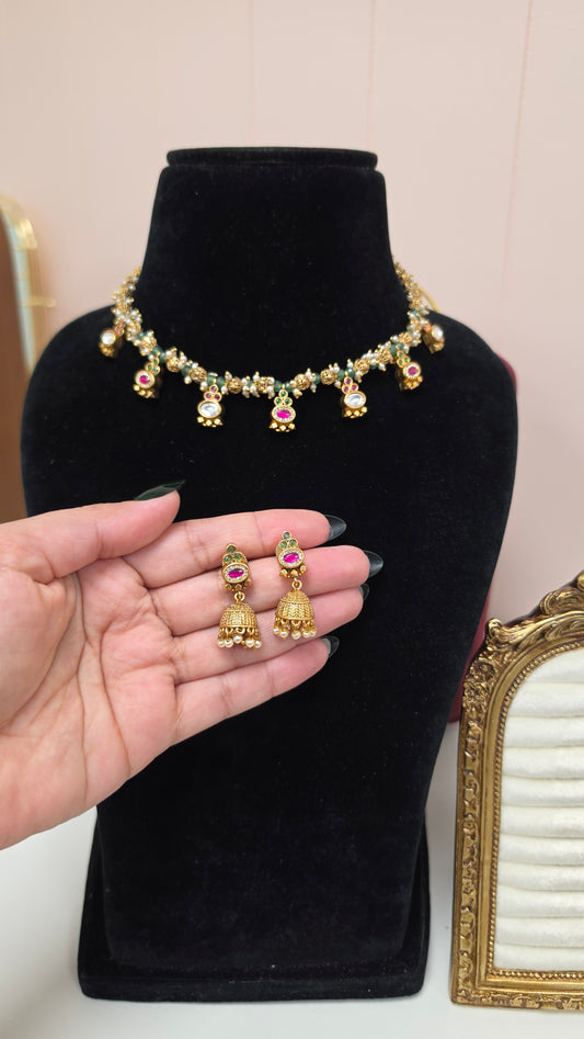 Sanya heritage premium gold plated set