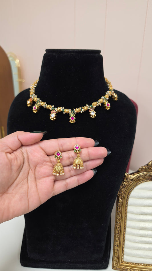 Tara heritage premium gold plated set