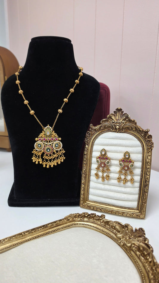 Bhumi heritage gold plated set