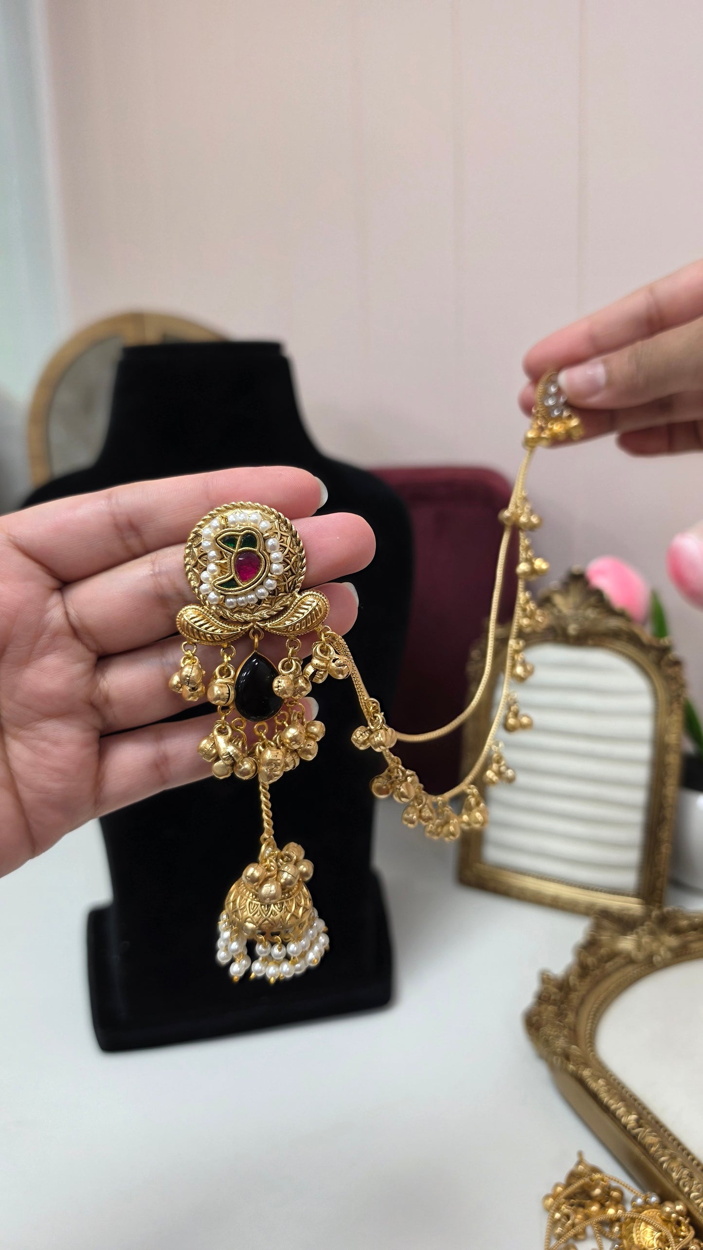 Tisya pachi kundan kashmiri Earrings