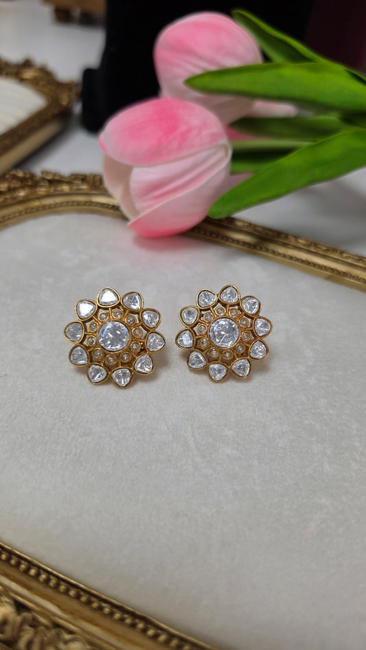 Ekiya premium kundan studs