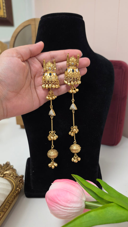 Bisha Premium kundan kashmiri Earrings