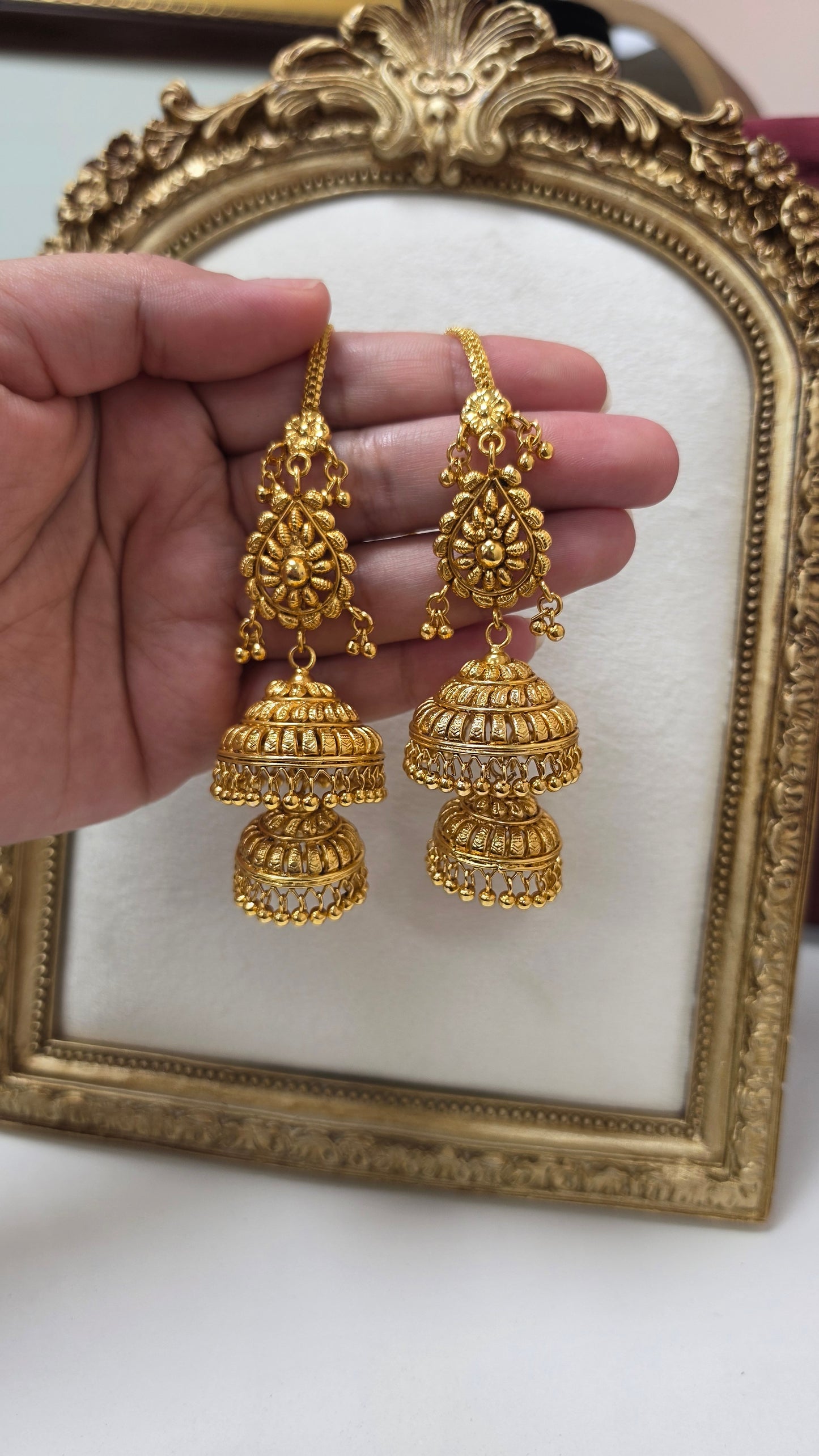 Ezra premium gold plated Earrings