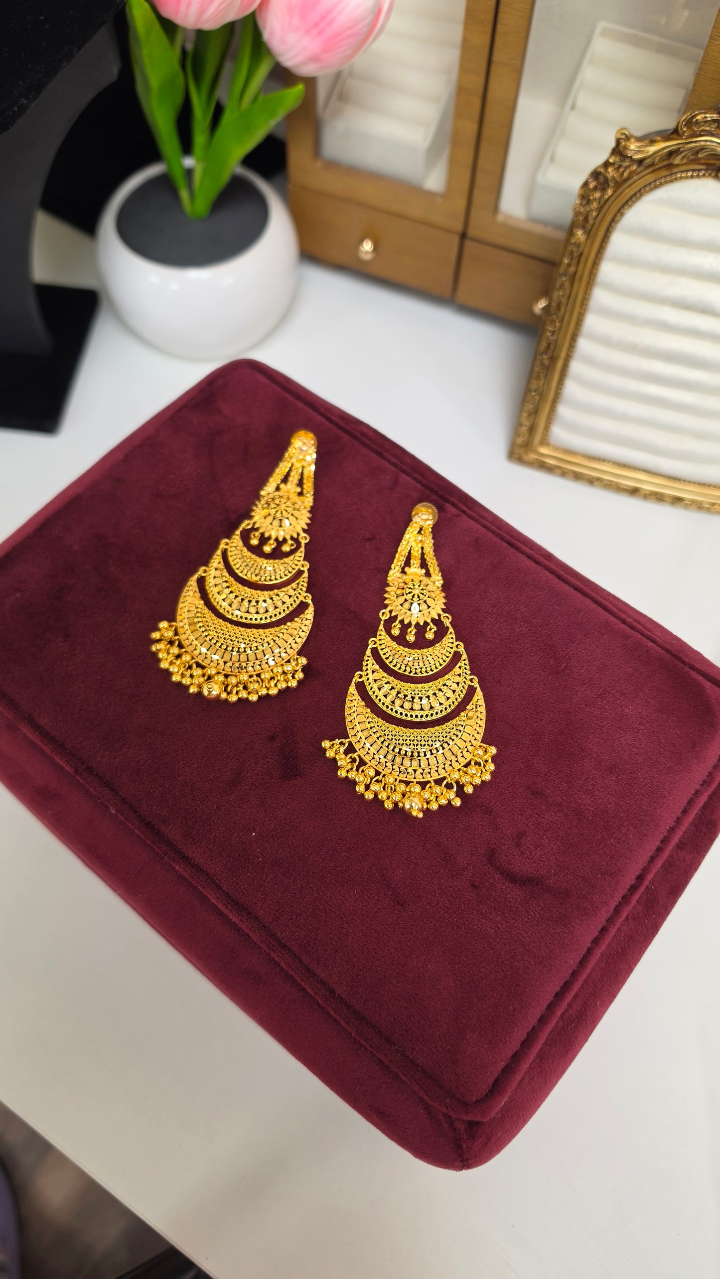 Charan premium gold plated Earrings