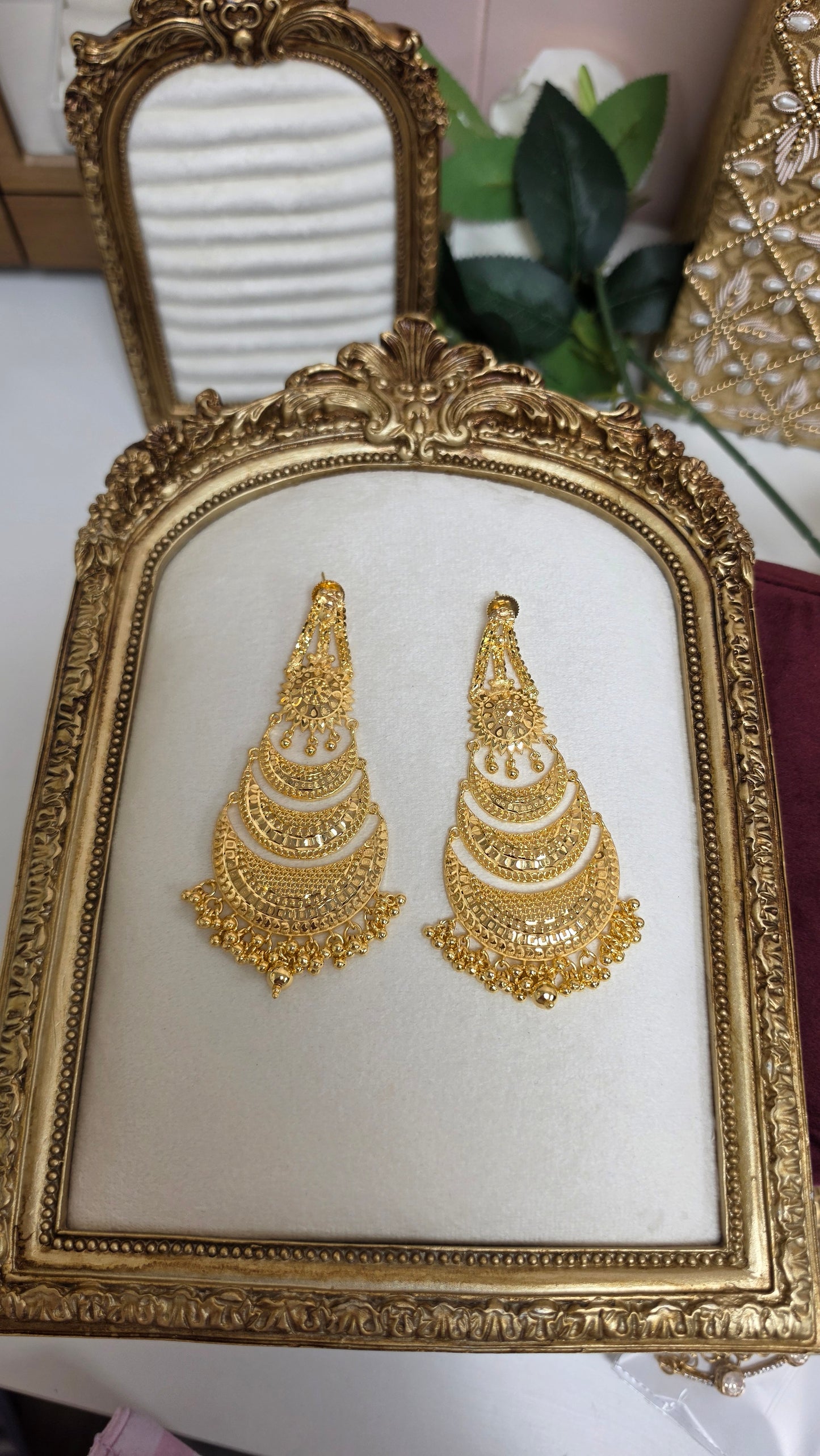 Charan premium gold plated Earrings