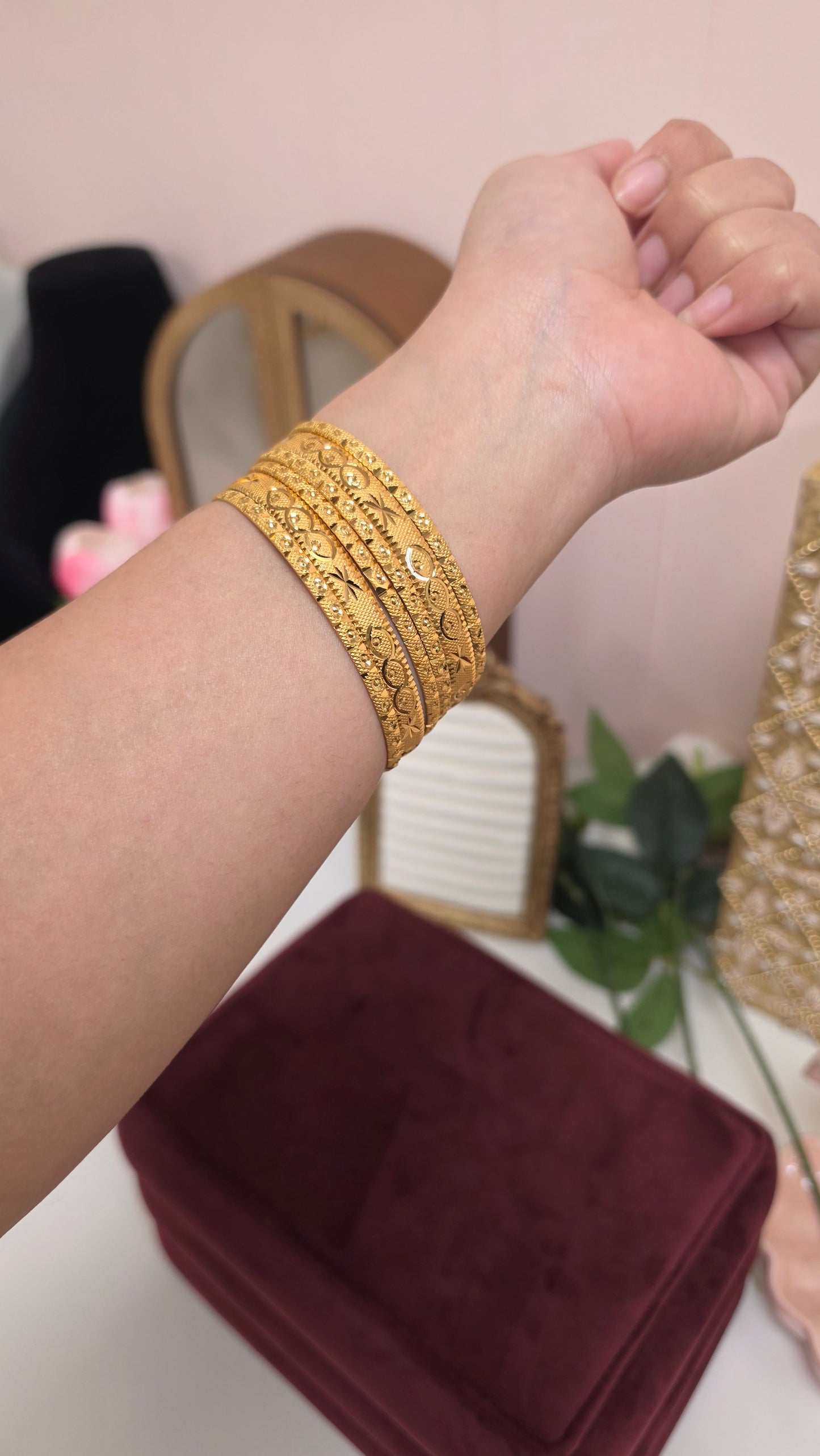Anti tarnish bangles set