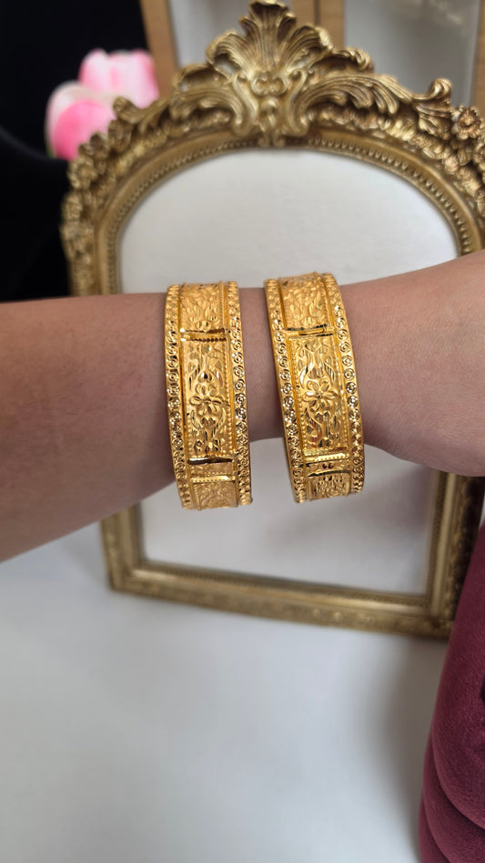 Mina gold plated Kangan