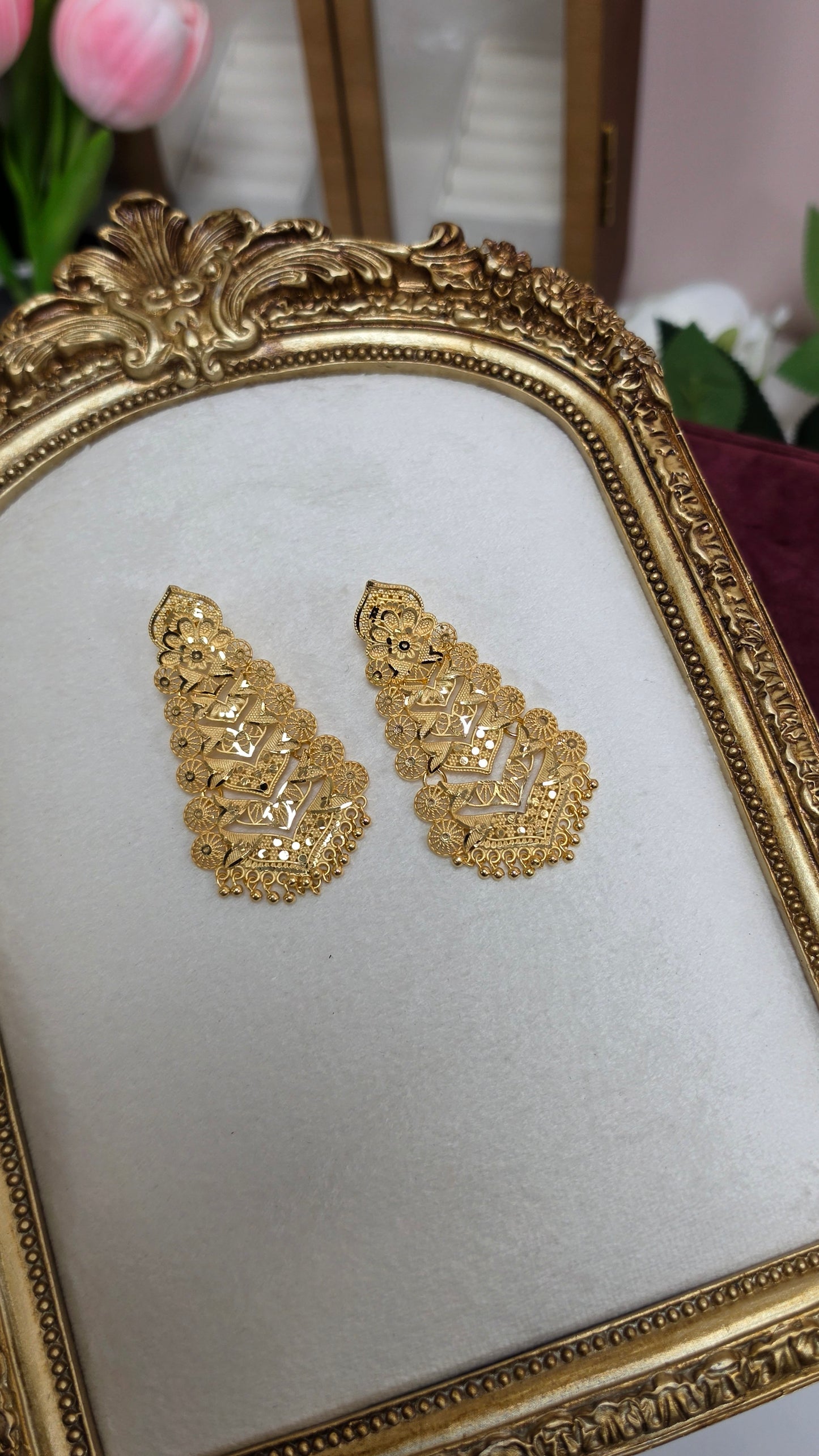Aisha premium Gold plated Earrings