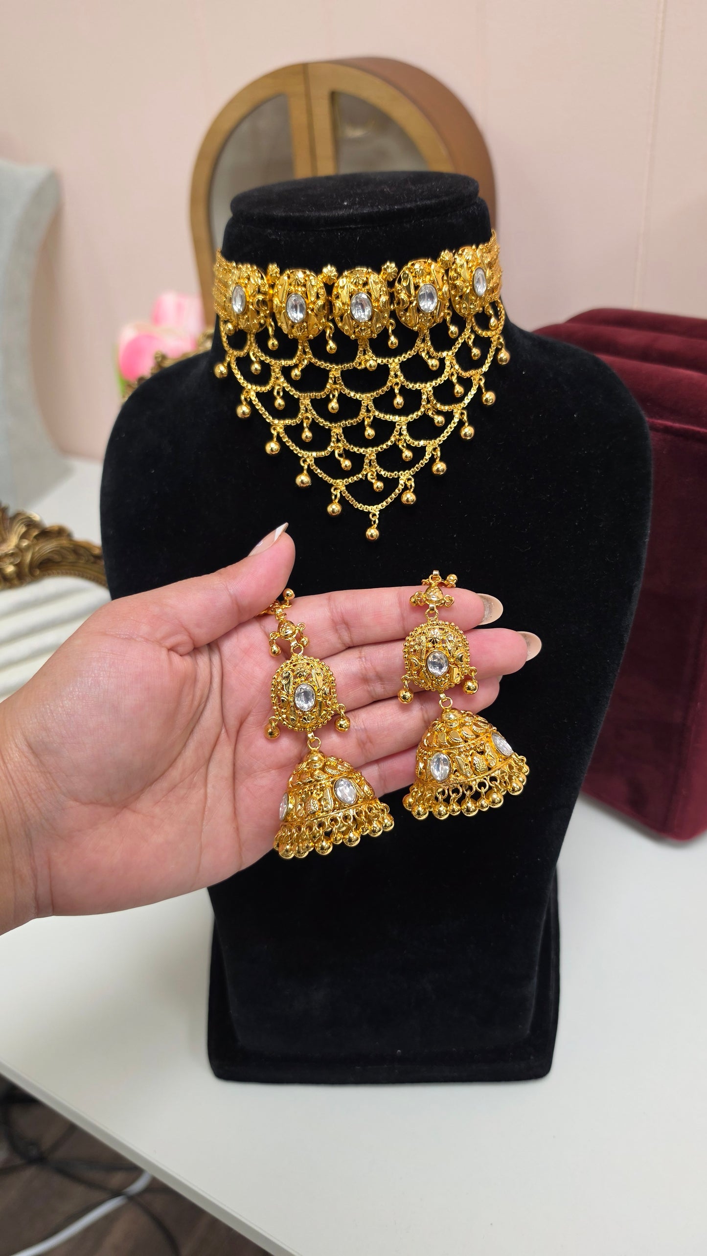 Noori premium gold plated set