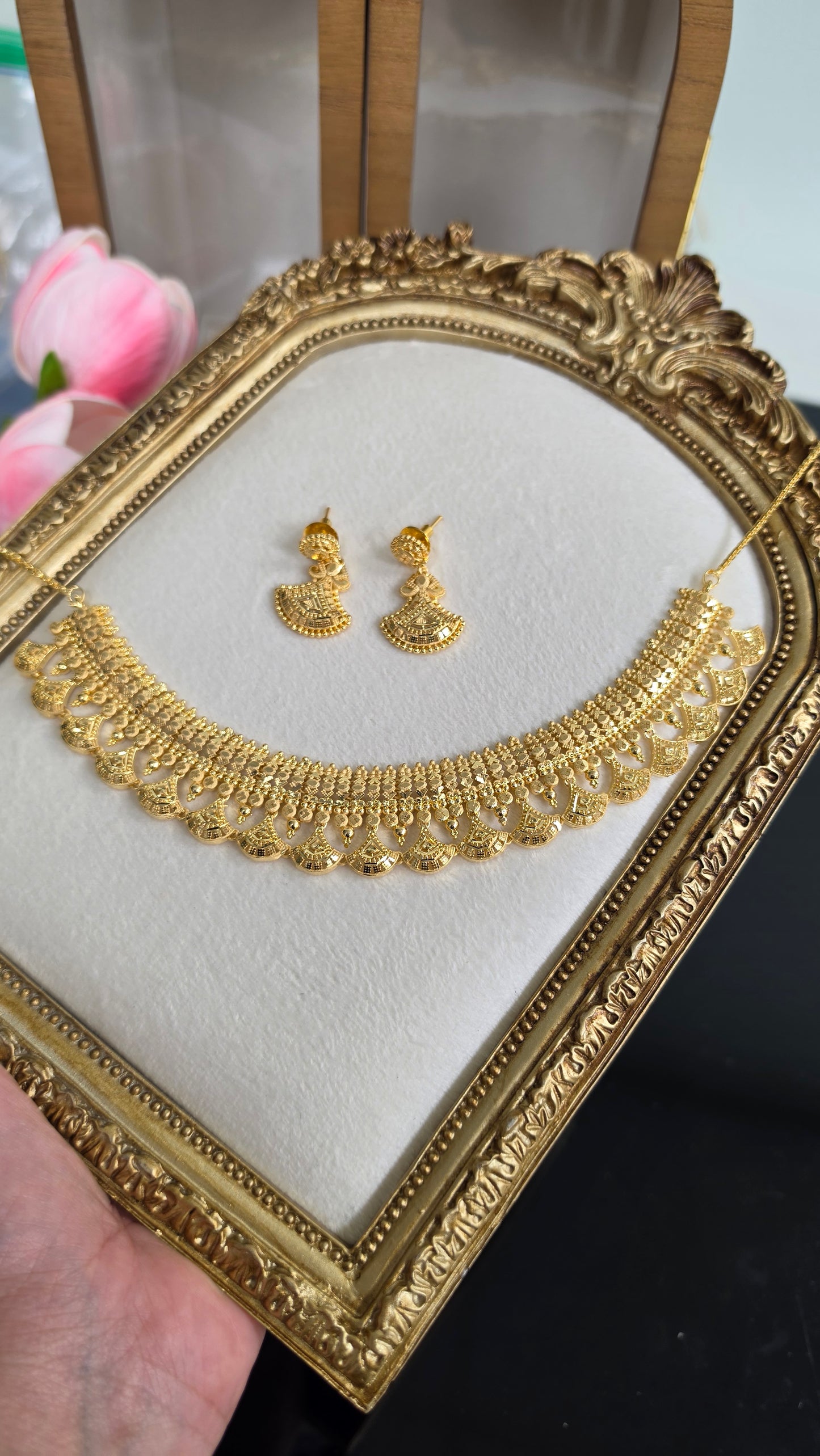 Zina premium gold plated set