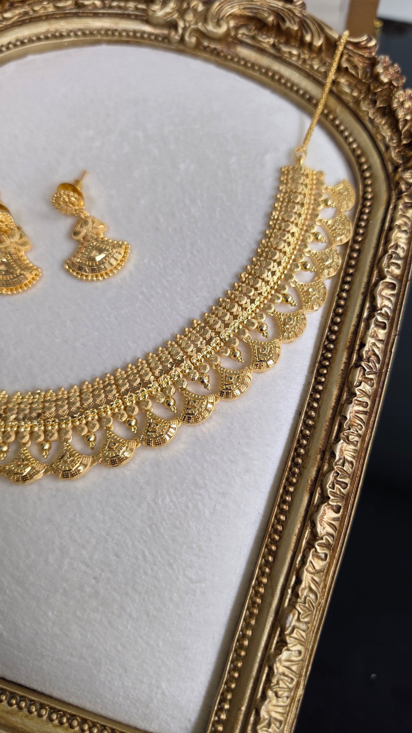 Zina premium gold plated set