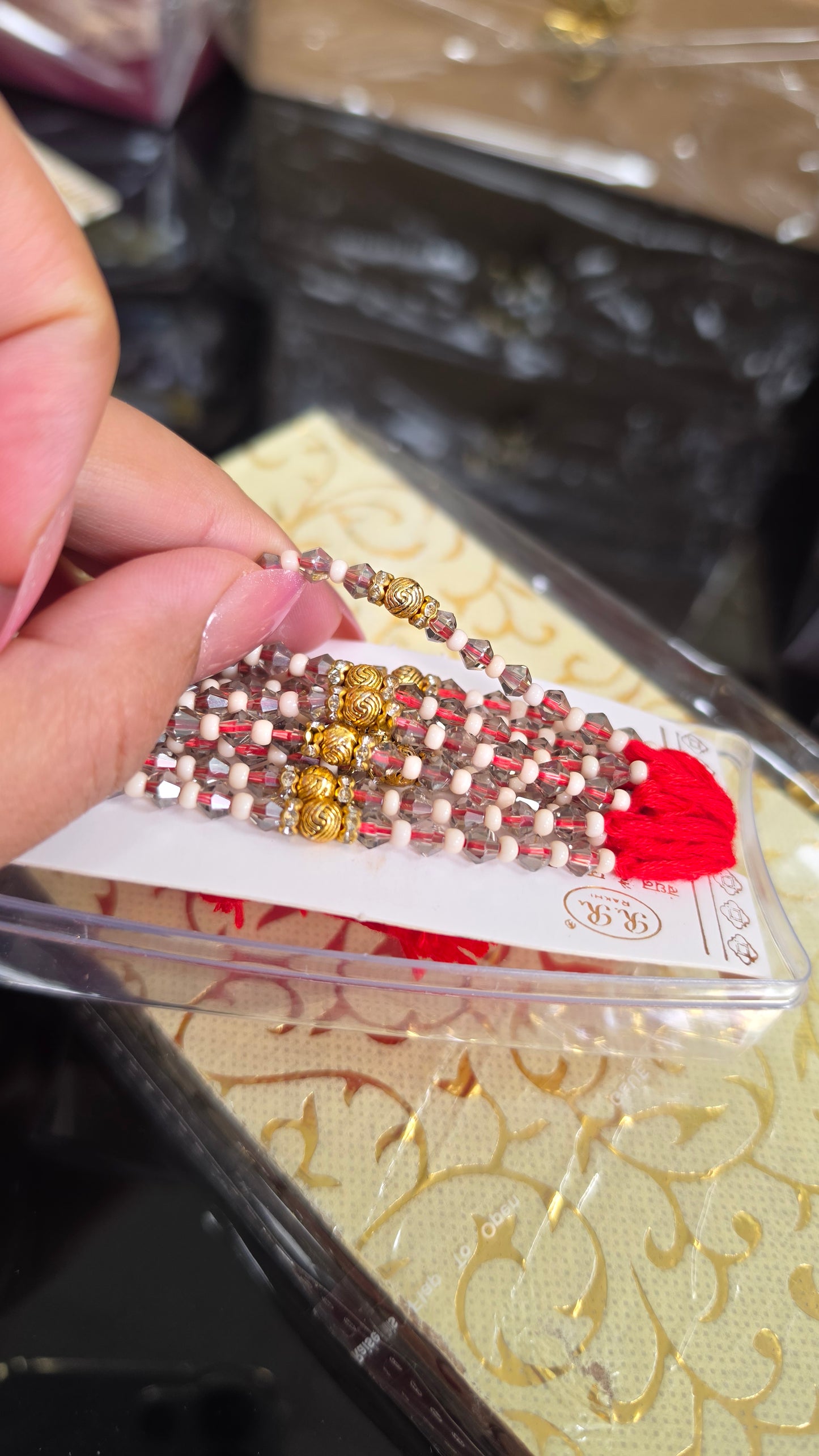 Crystal rakhi