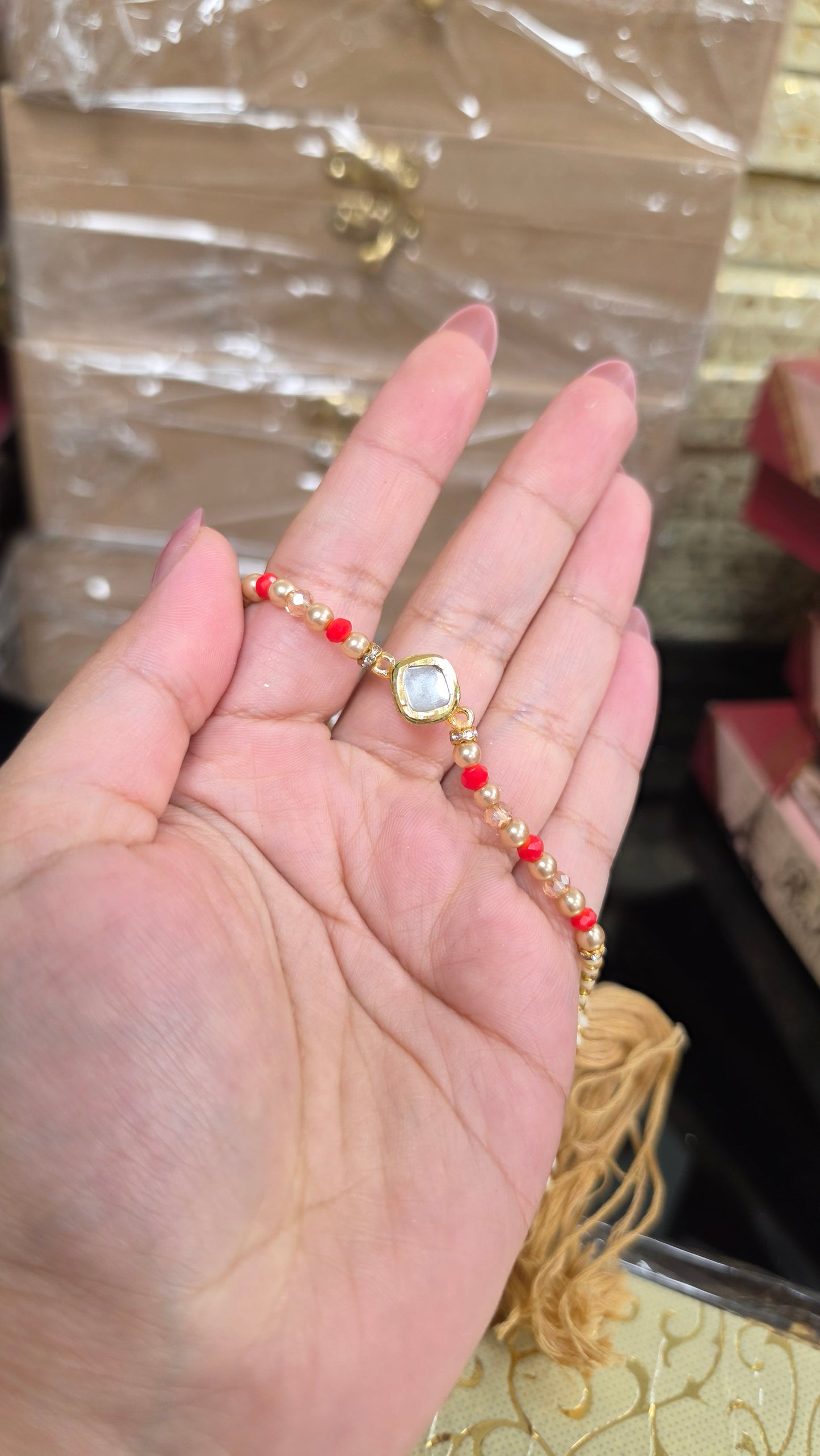 Kundan rakhi