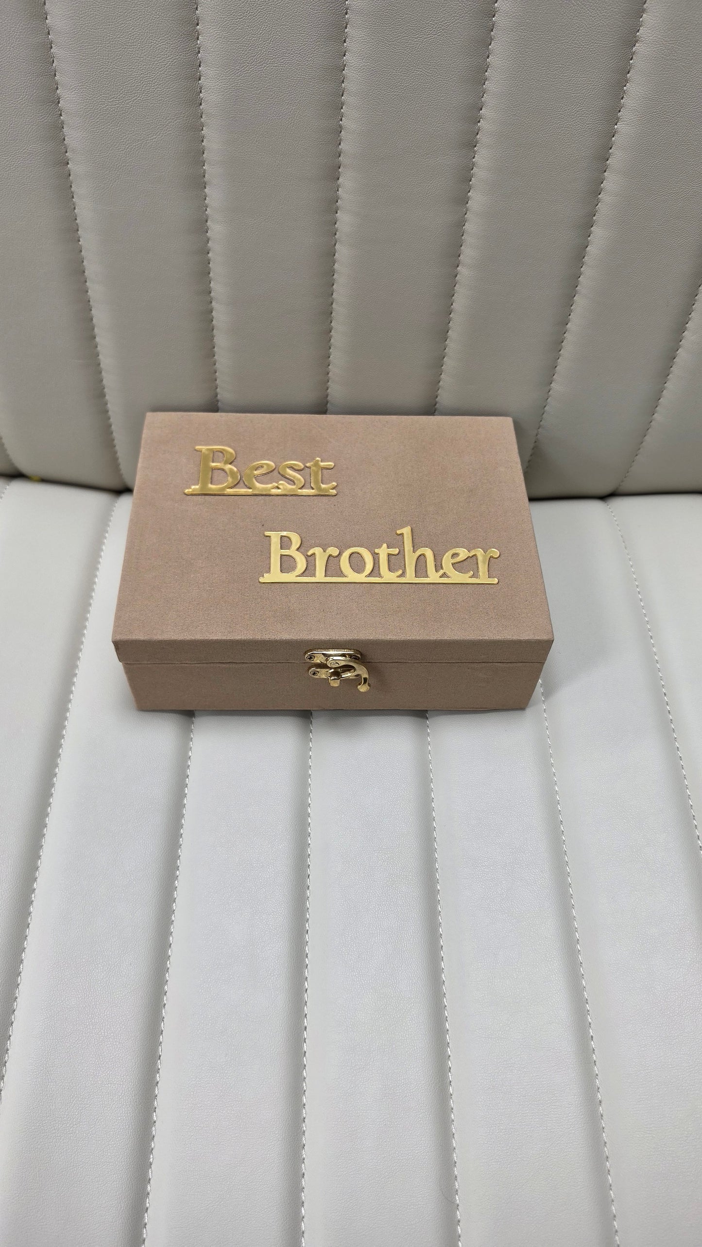 Best Brother design box(Empty) gold