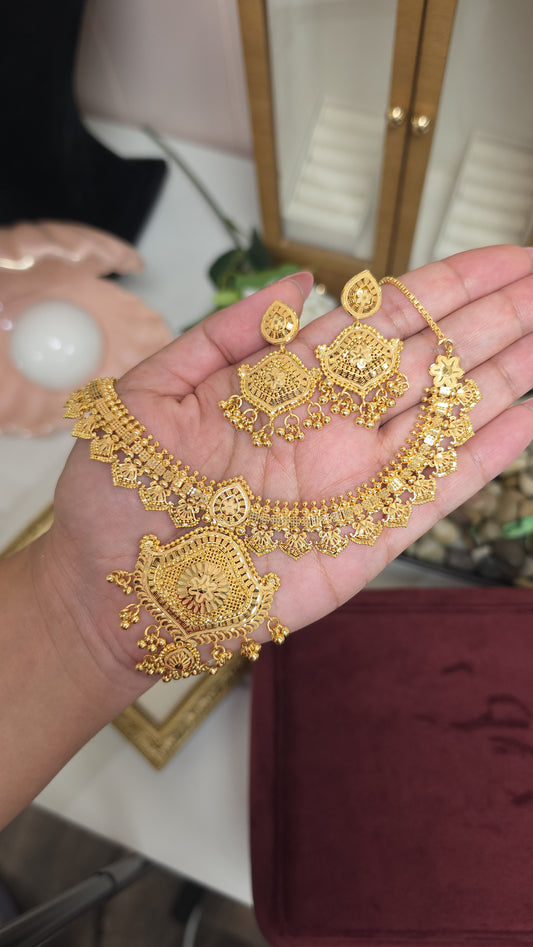 Tamanna premium gold plated set