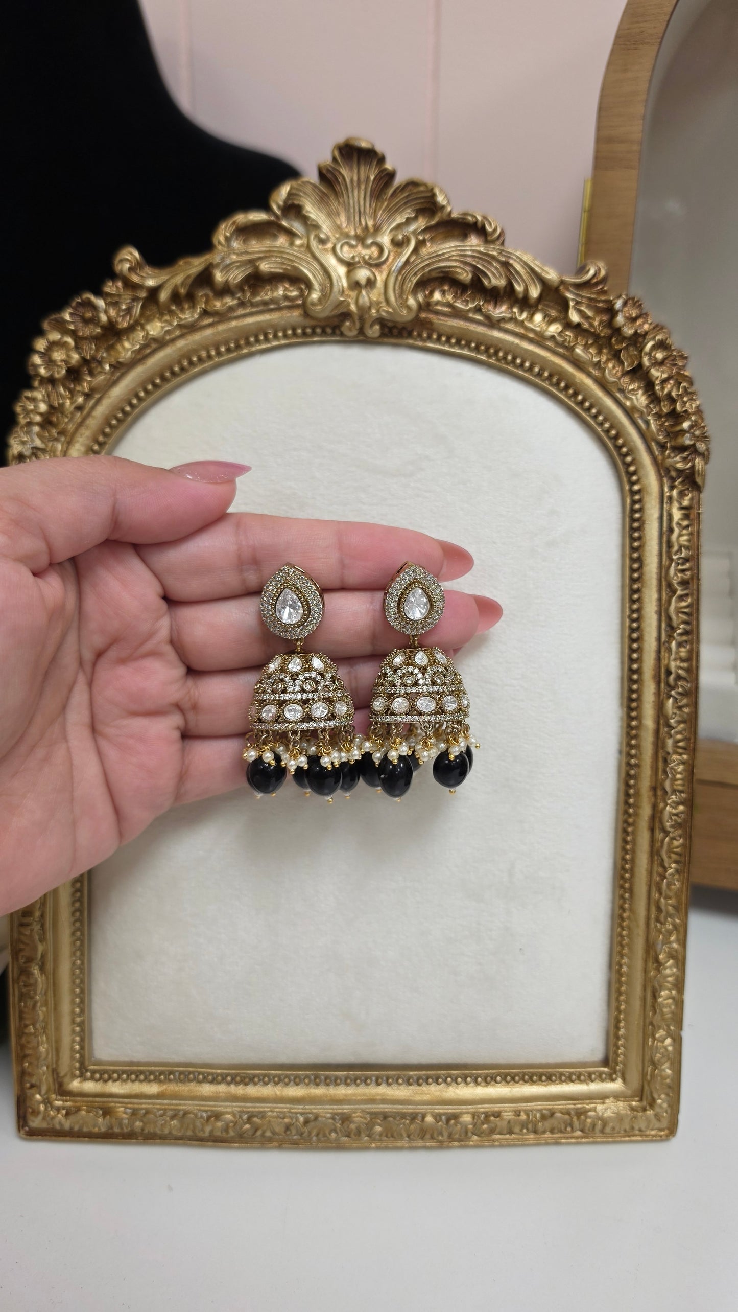 Nehal kundan jhumkas (Many Colors)
