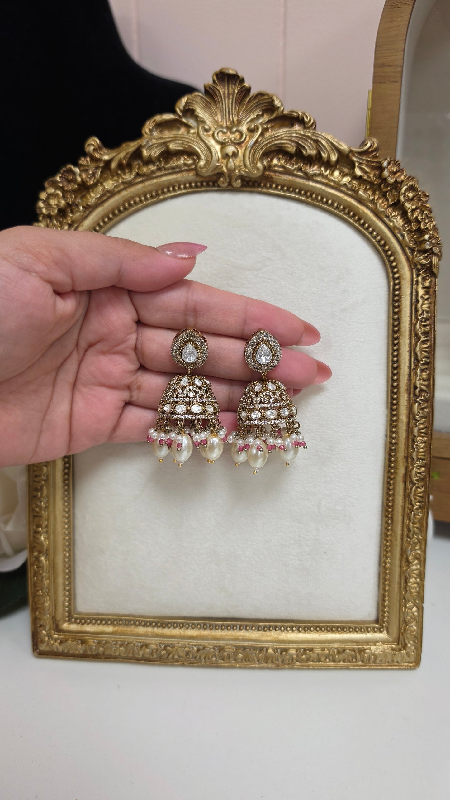 Nehal kundan jhumkas (Many Colors)