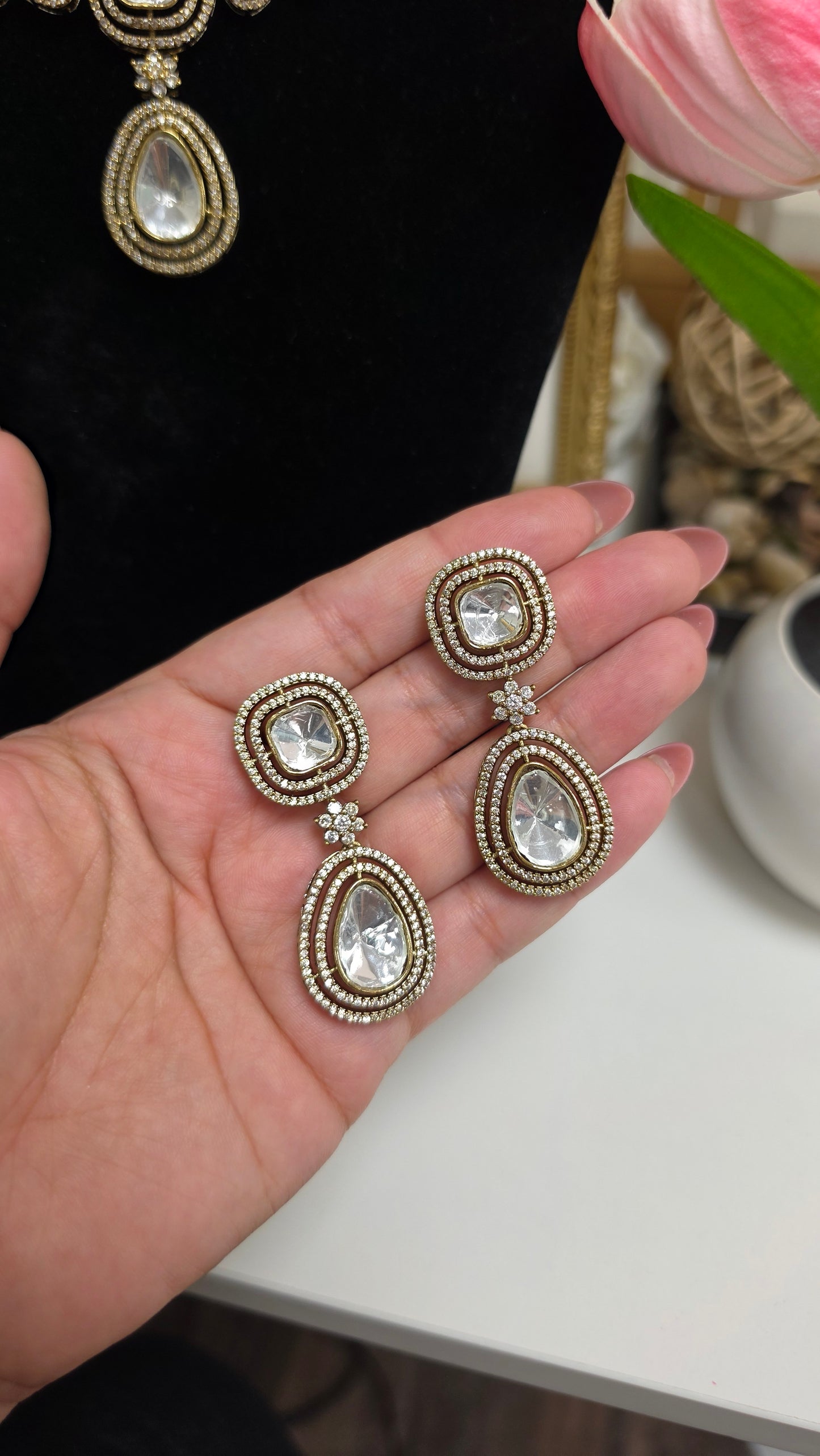 Jaslin kundan set