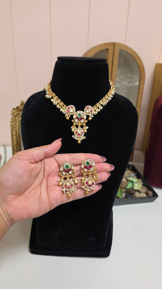 Lina heritage kundan set