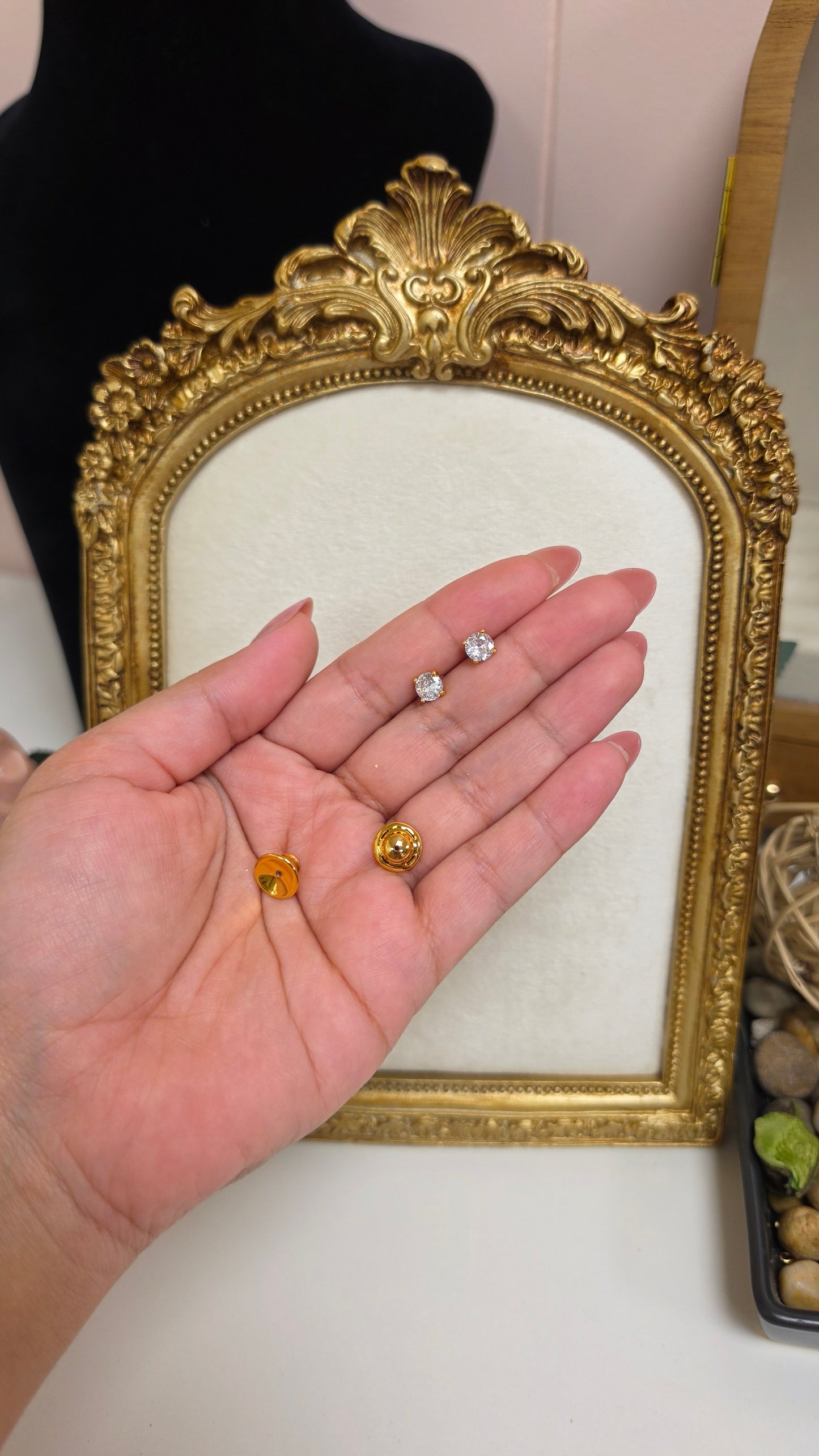 Likhita wg gold plated  Studs