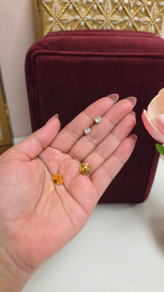 Likhita wg gold plated  Studs