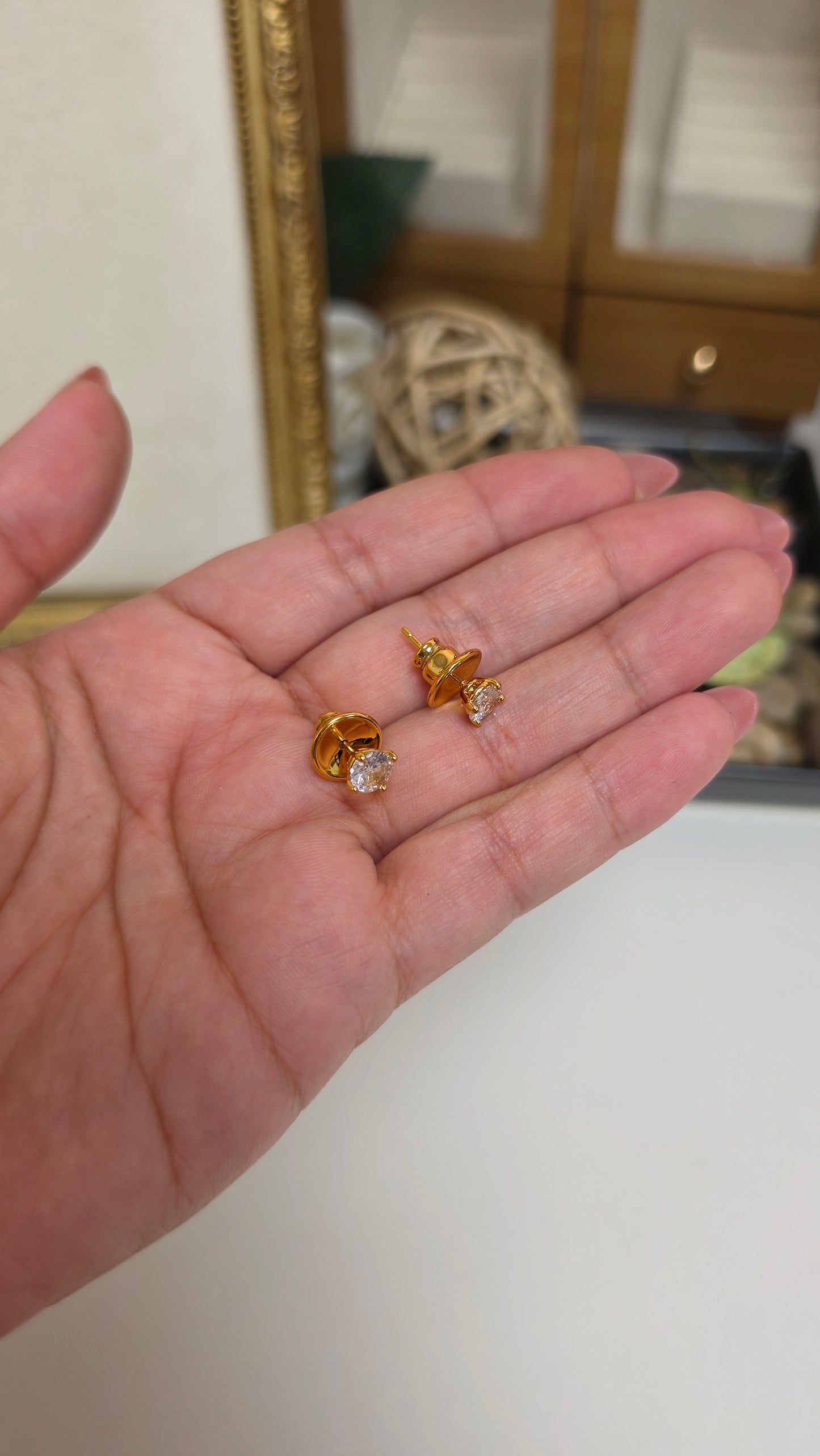 Likhita wg gold plated  Studs