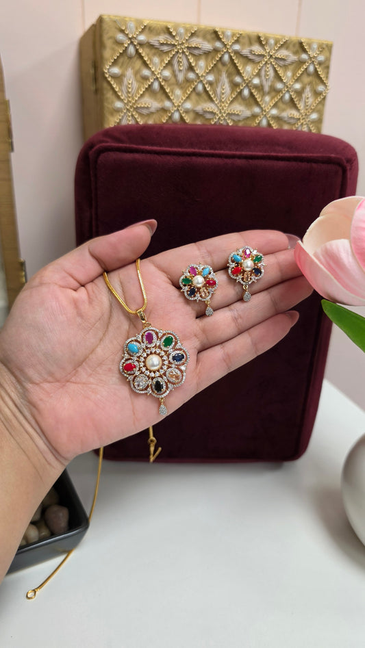 Alishba pendent set
