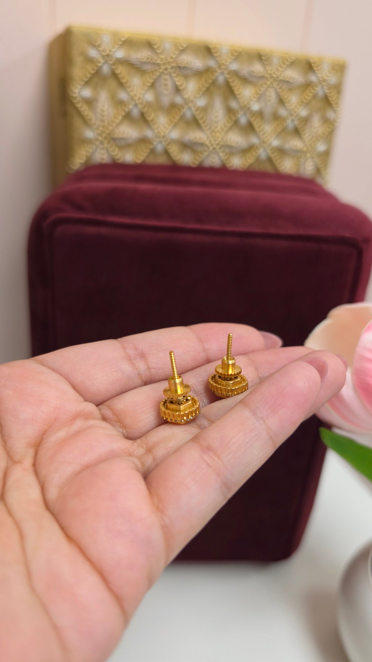 Vashuda Premium kundan studs
