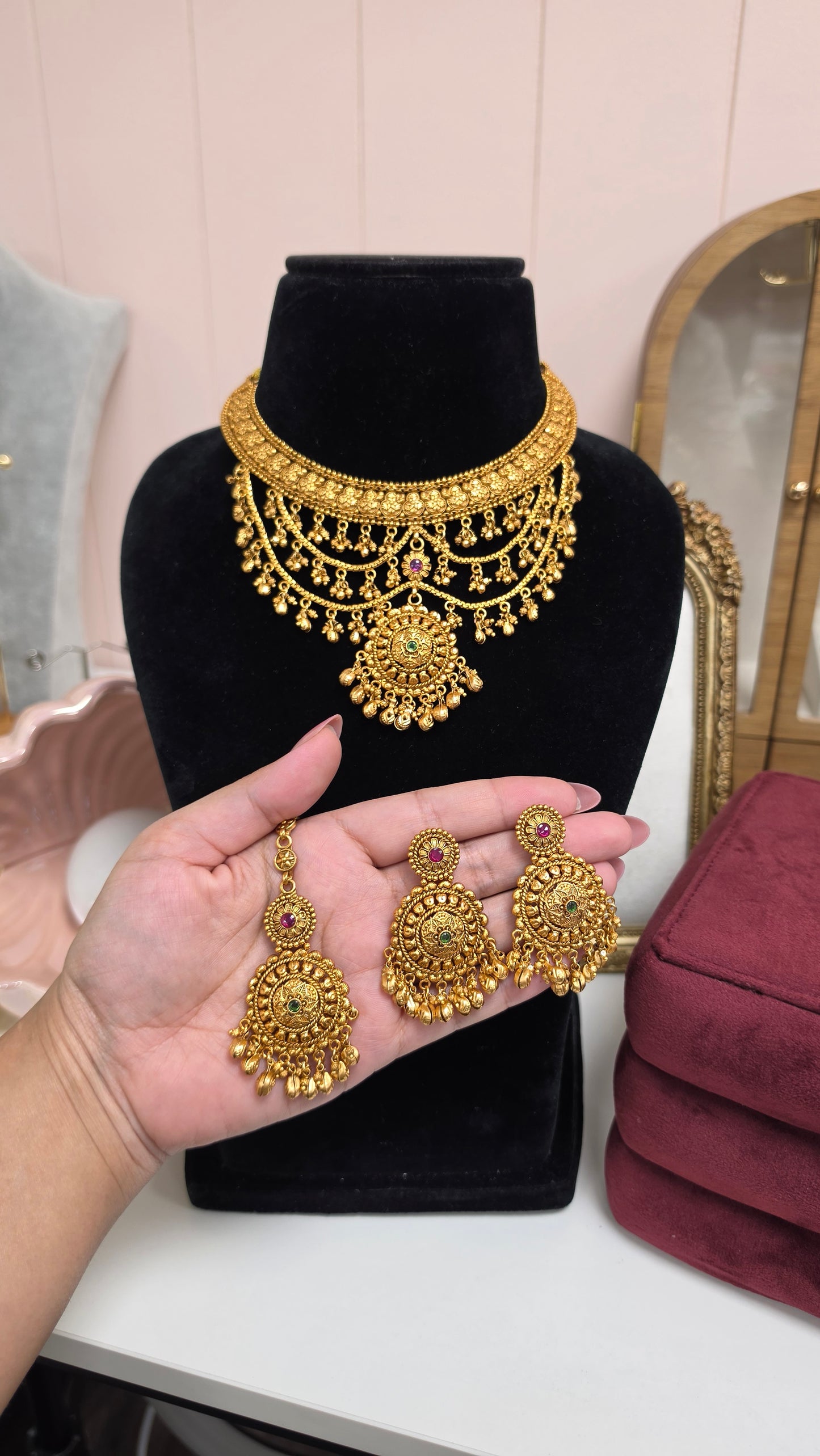 Enjal premium gold plated set