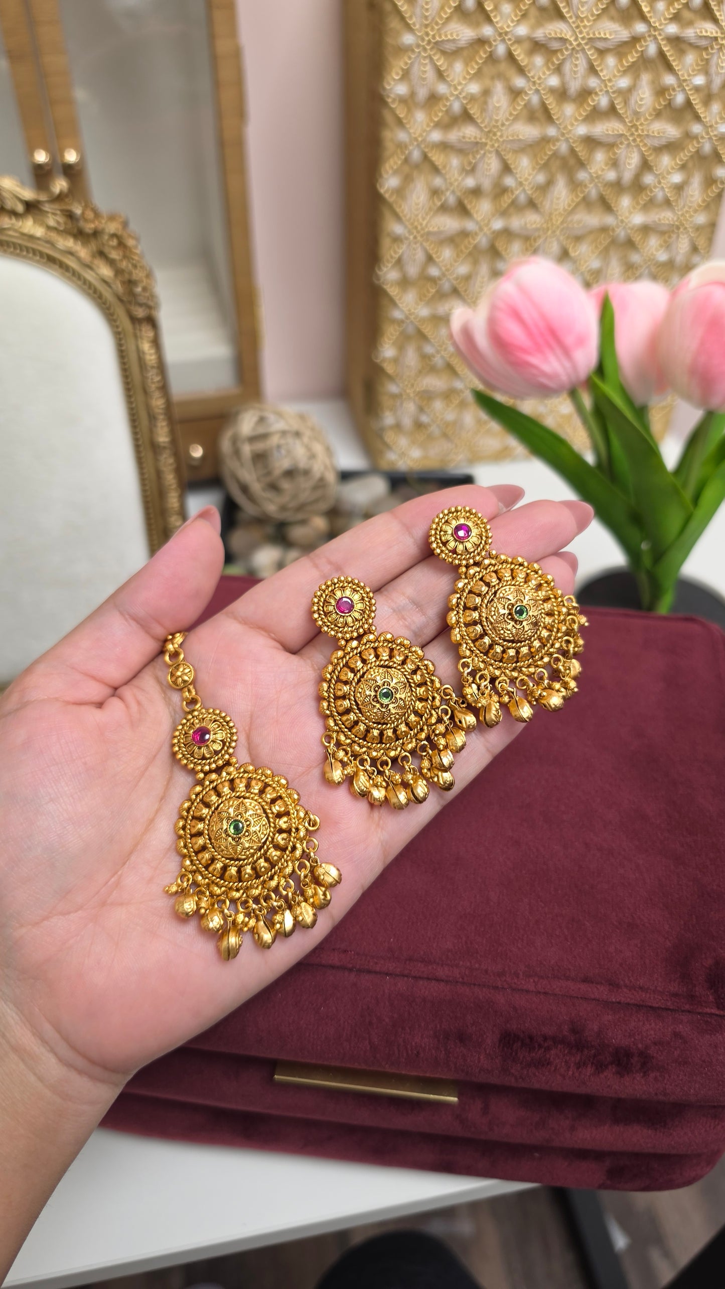 Enjal premium gold plated set