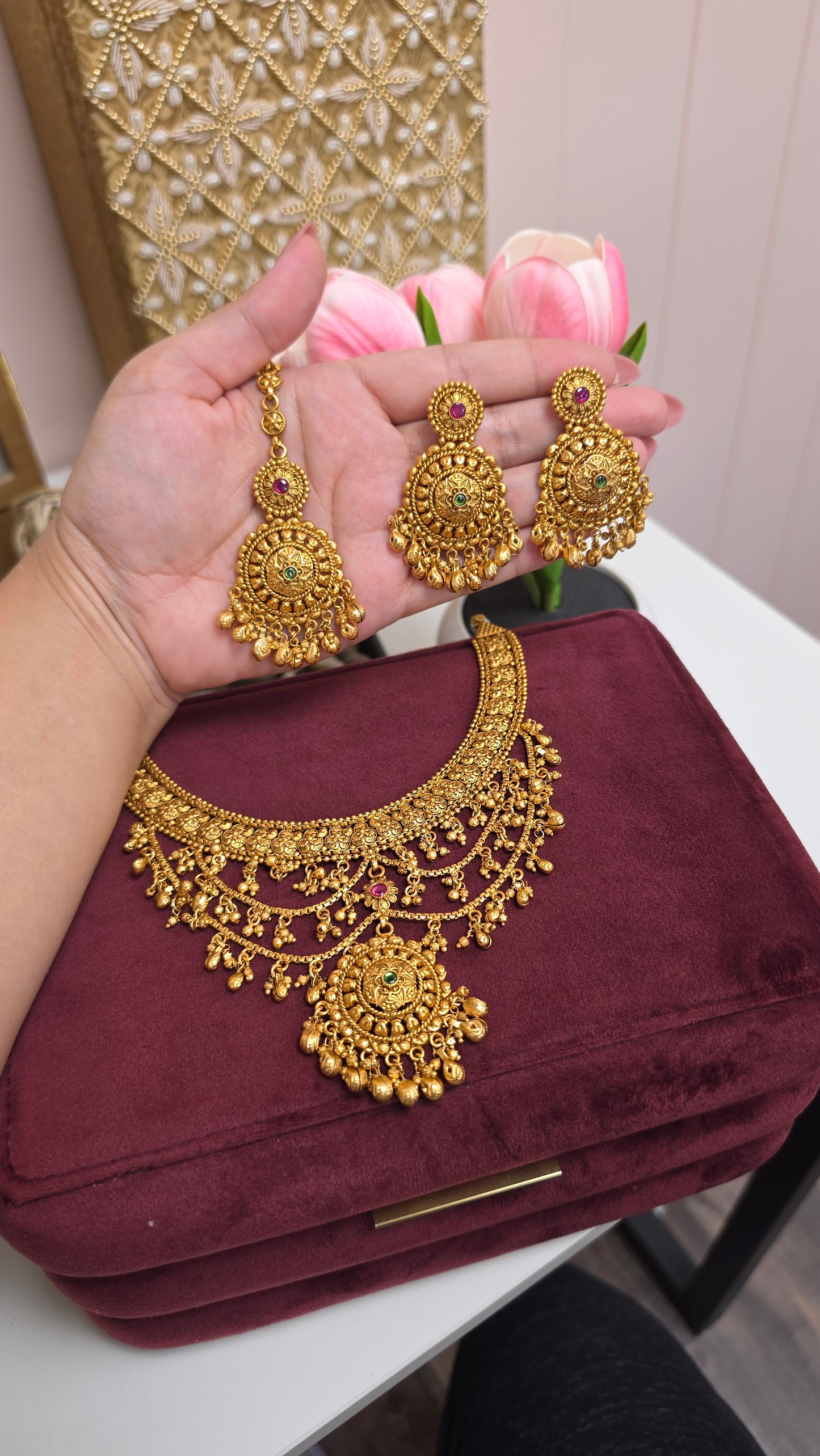 Enjal premium gold plated set