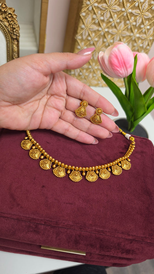 Karnika gold plated set