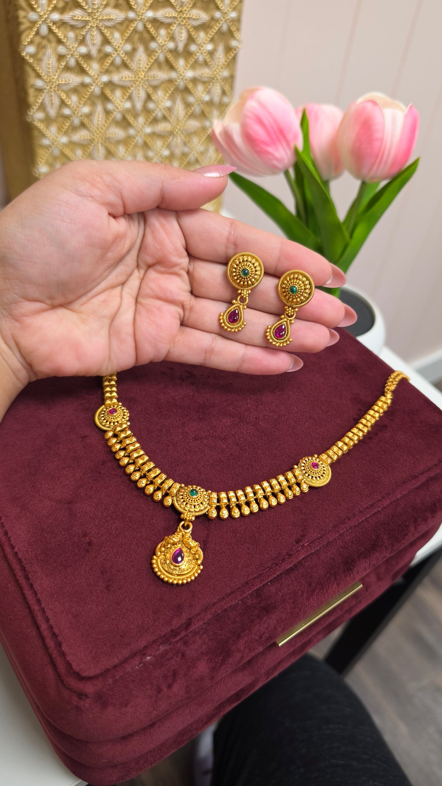 Pria gold plated set