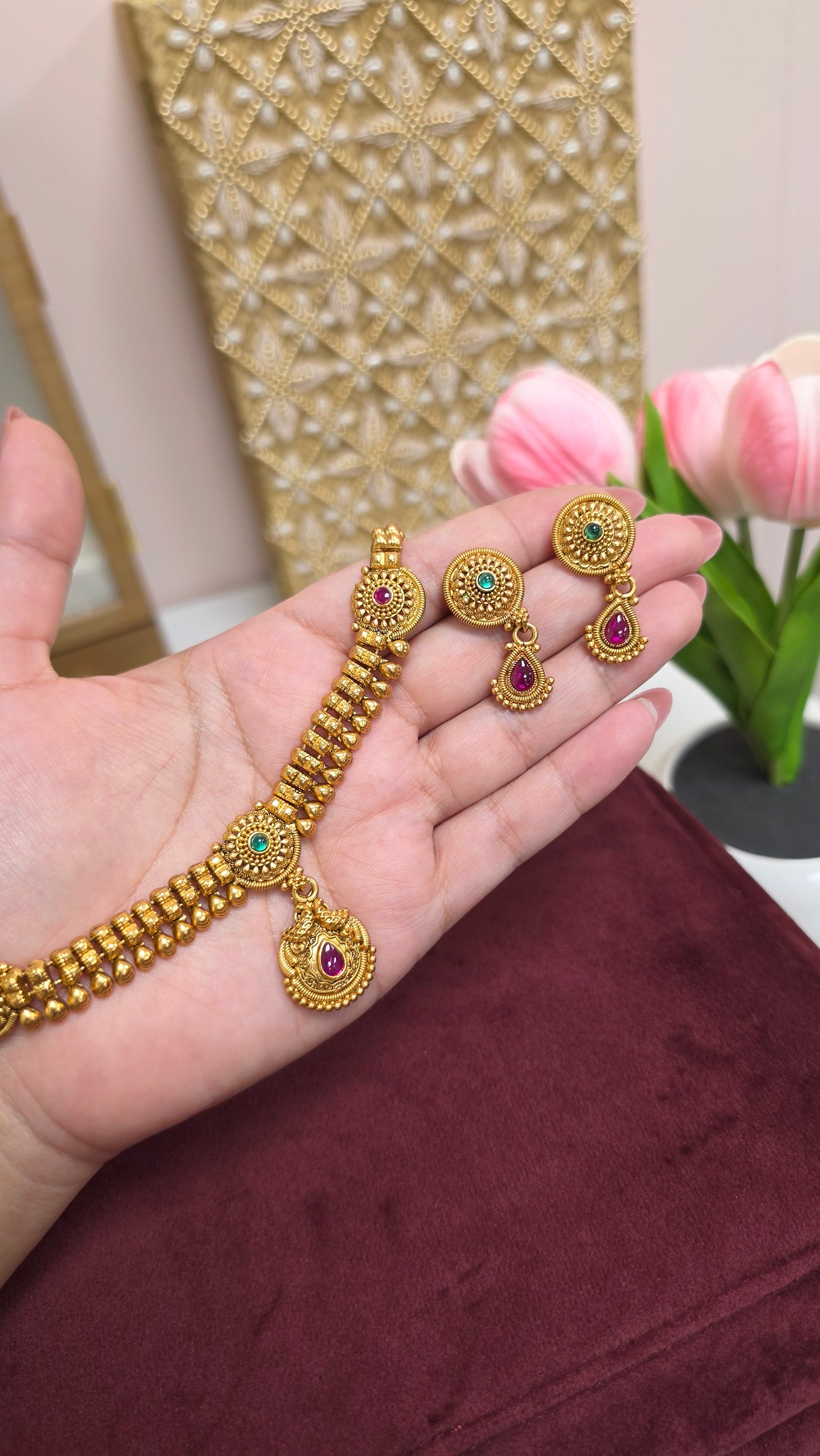 Pria gold plated set