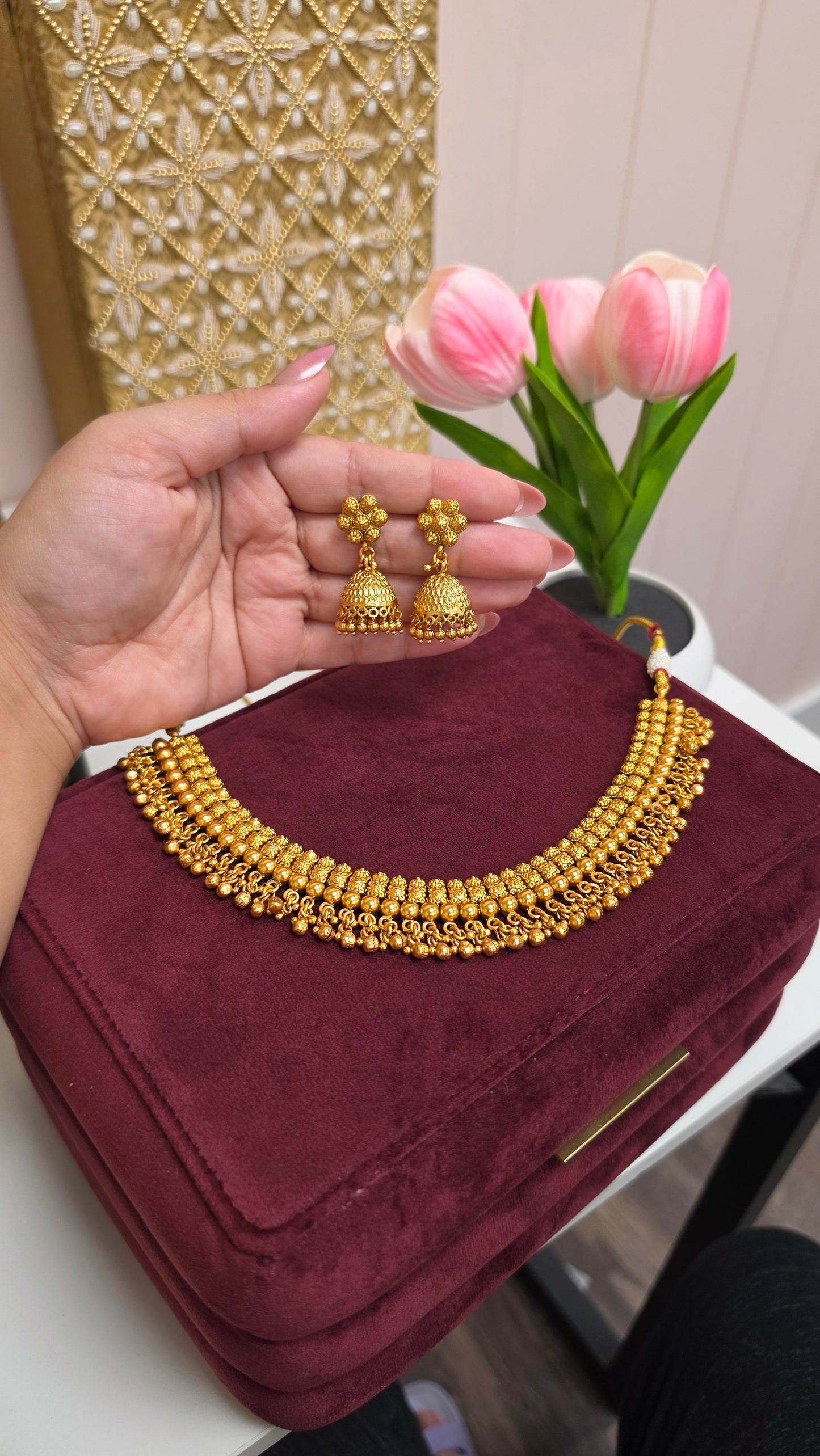 Rashi premium gold plated set