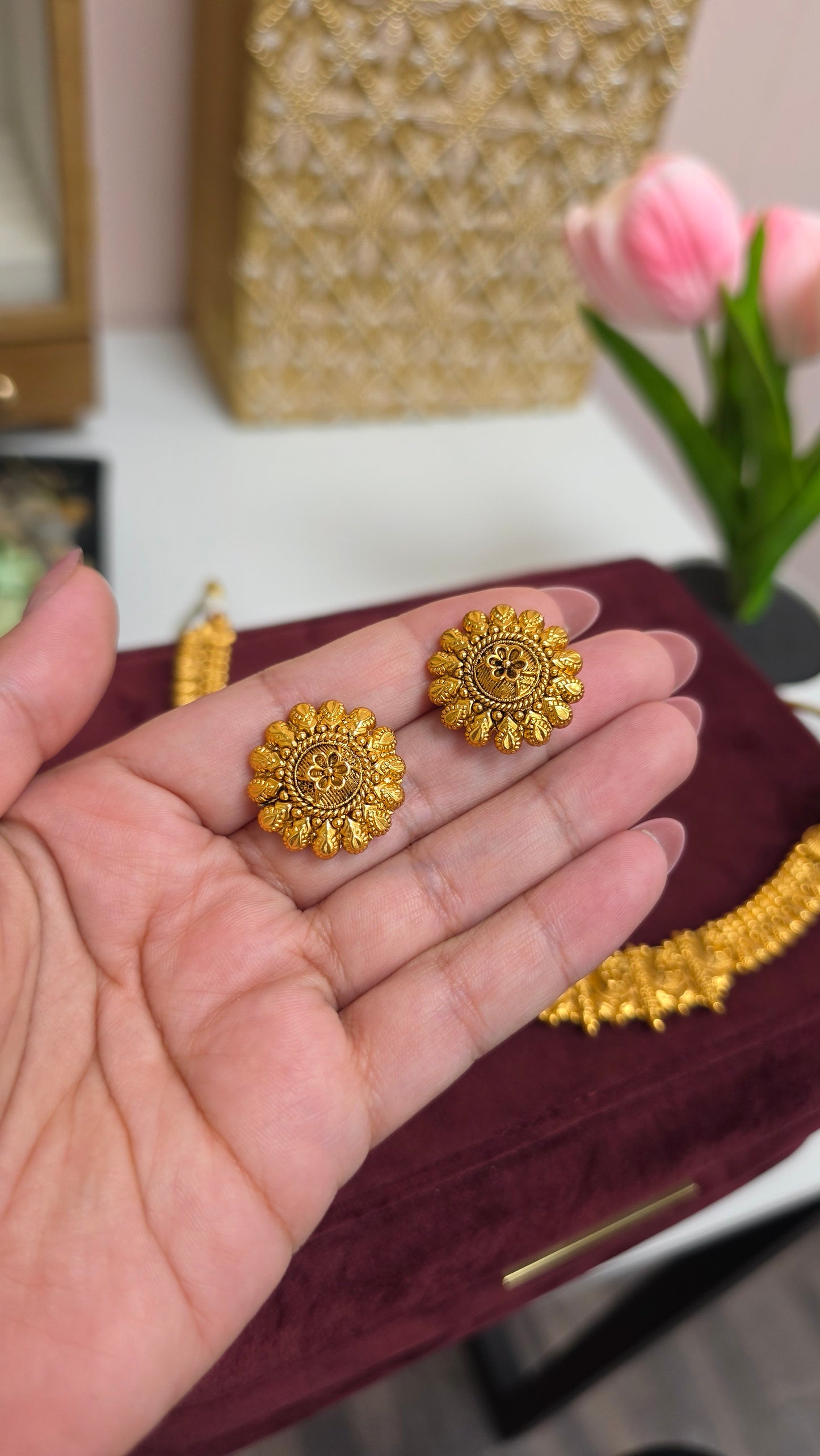 Shama gold plated set