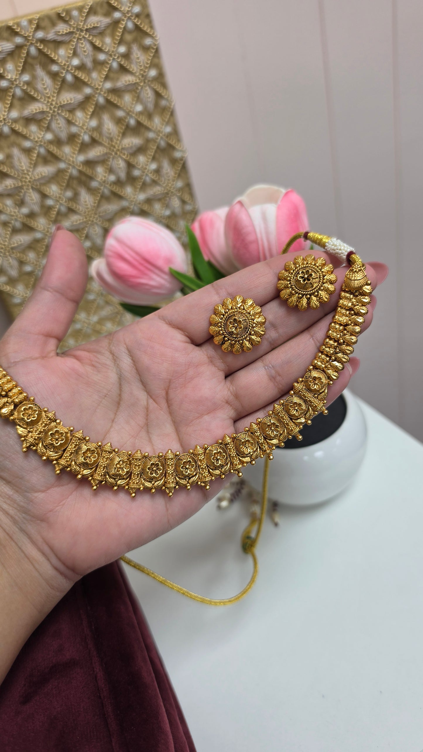 Shama gold plated set