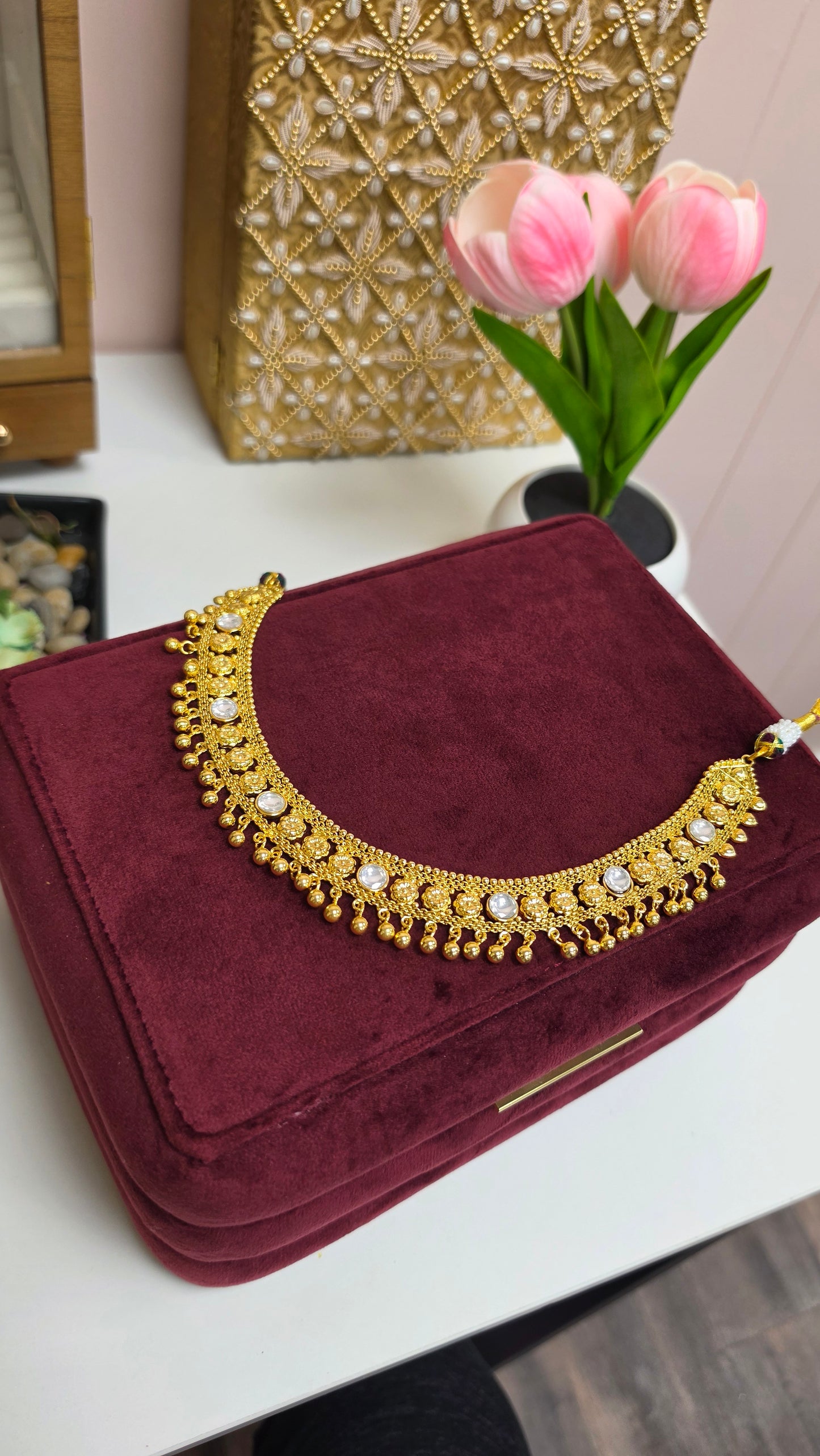 Sahi premium gold plated set