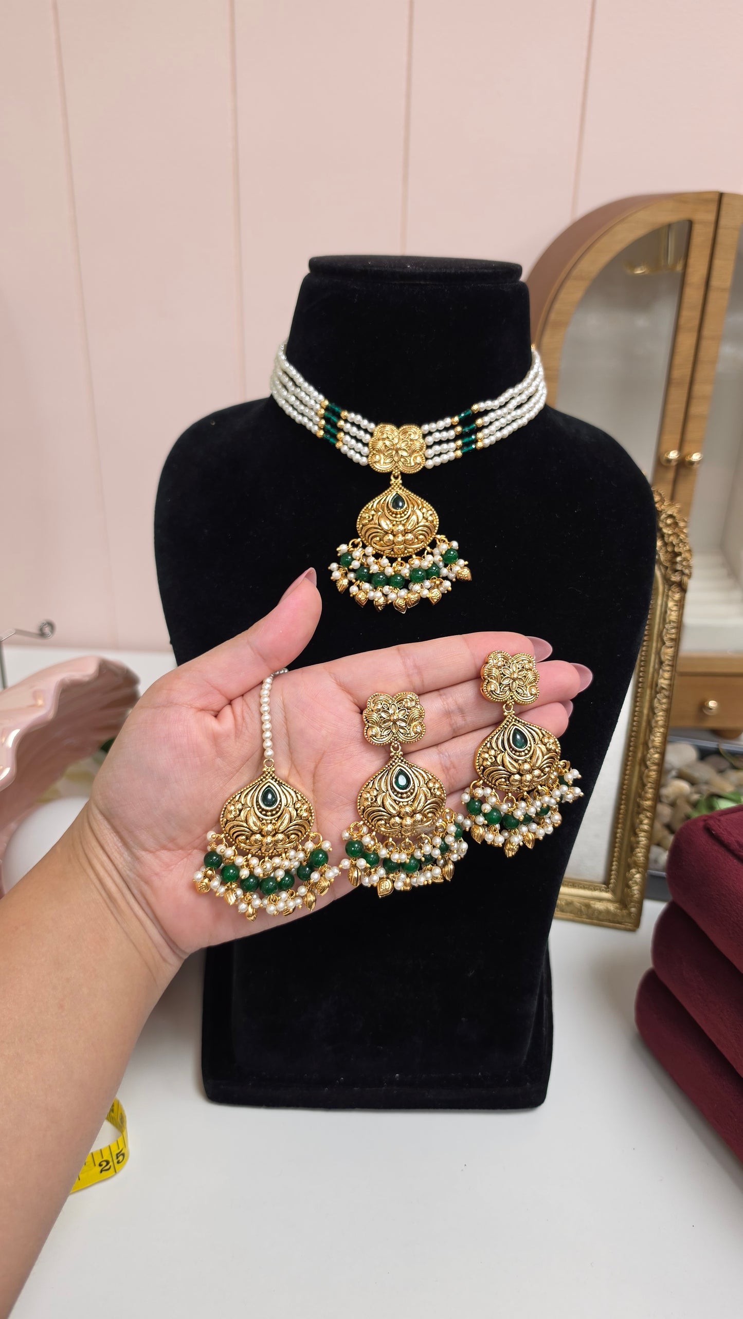 Revti traditional set(Green)