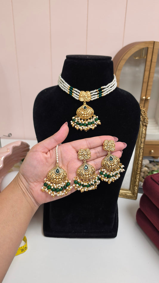 Revti traditional set(Green)