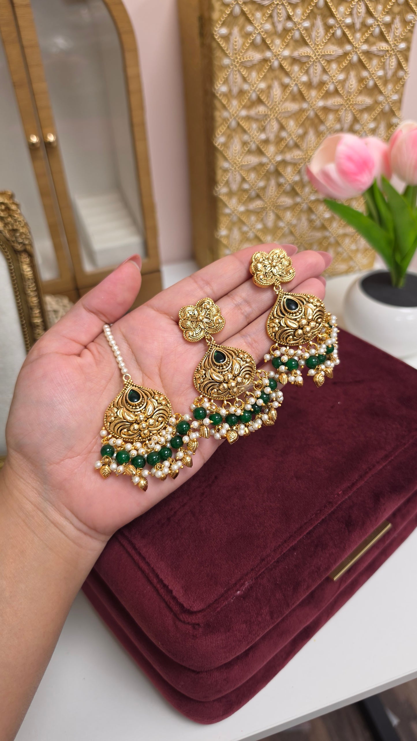 Revti traditional set(Green)