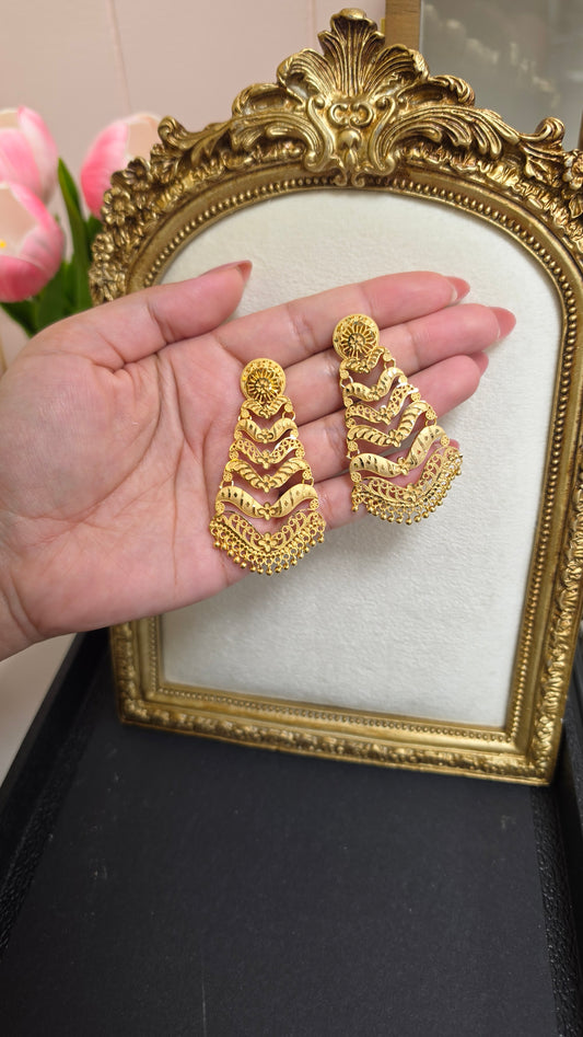 Aisha premium Gold plated Earrings
