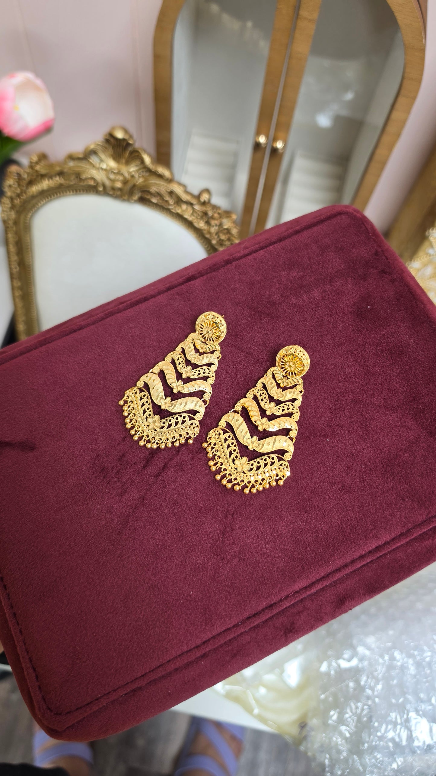 Aisha premium Gold plated Earrings