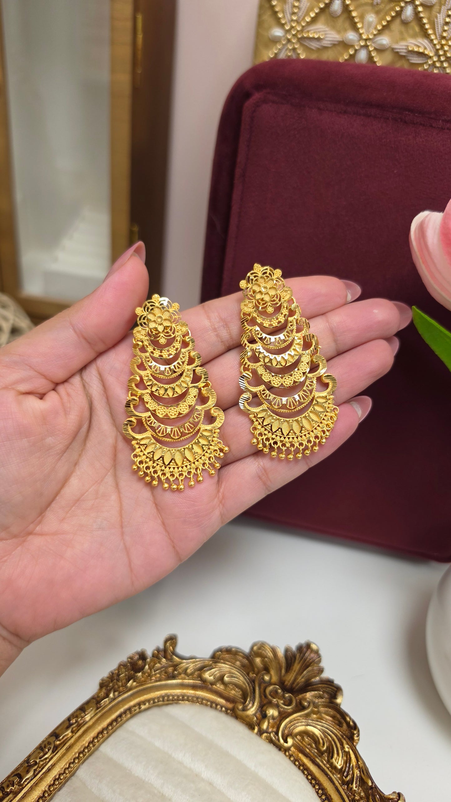 Noor premium Gold plated Earrings
