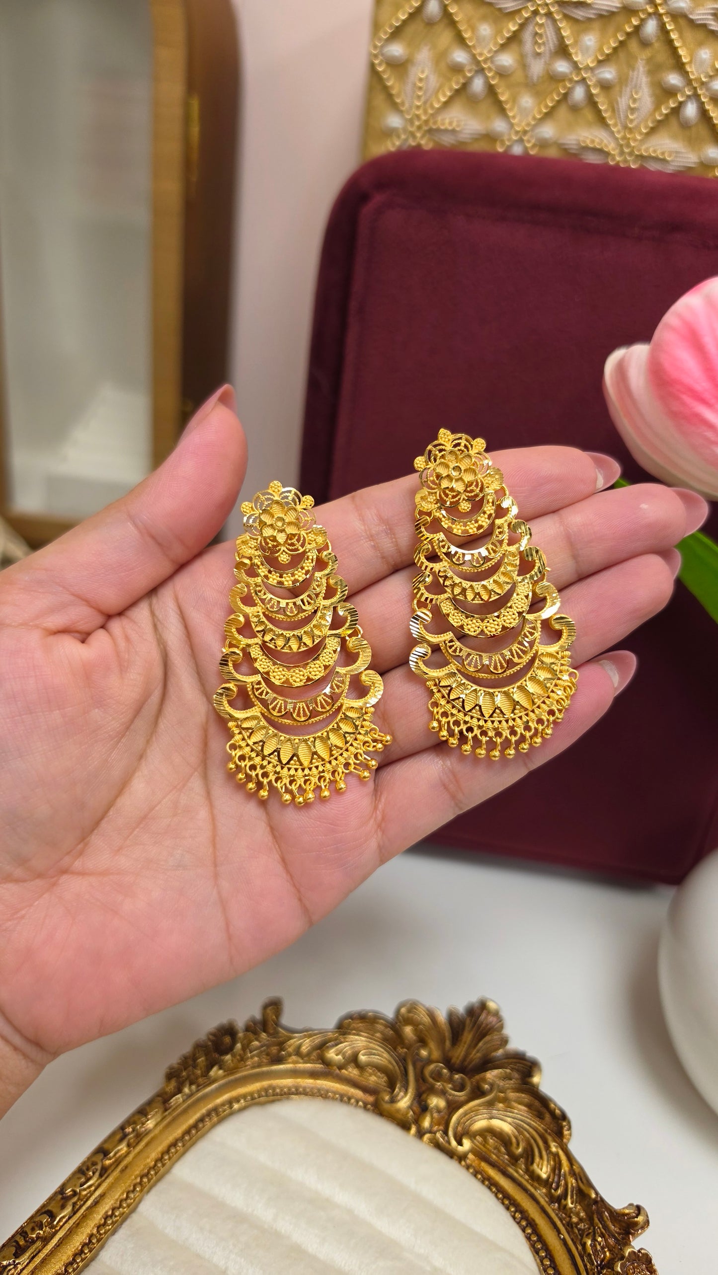 Noor premium Gold plated Earrings