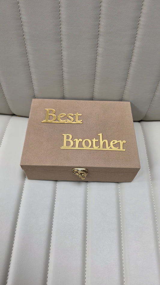 Best Brother design box(Empty) gold