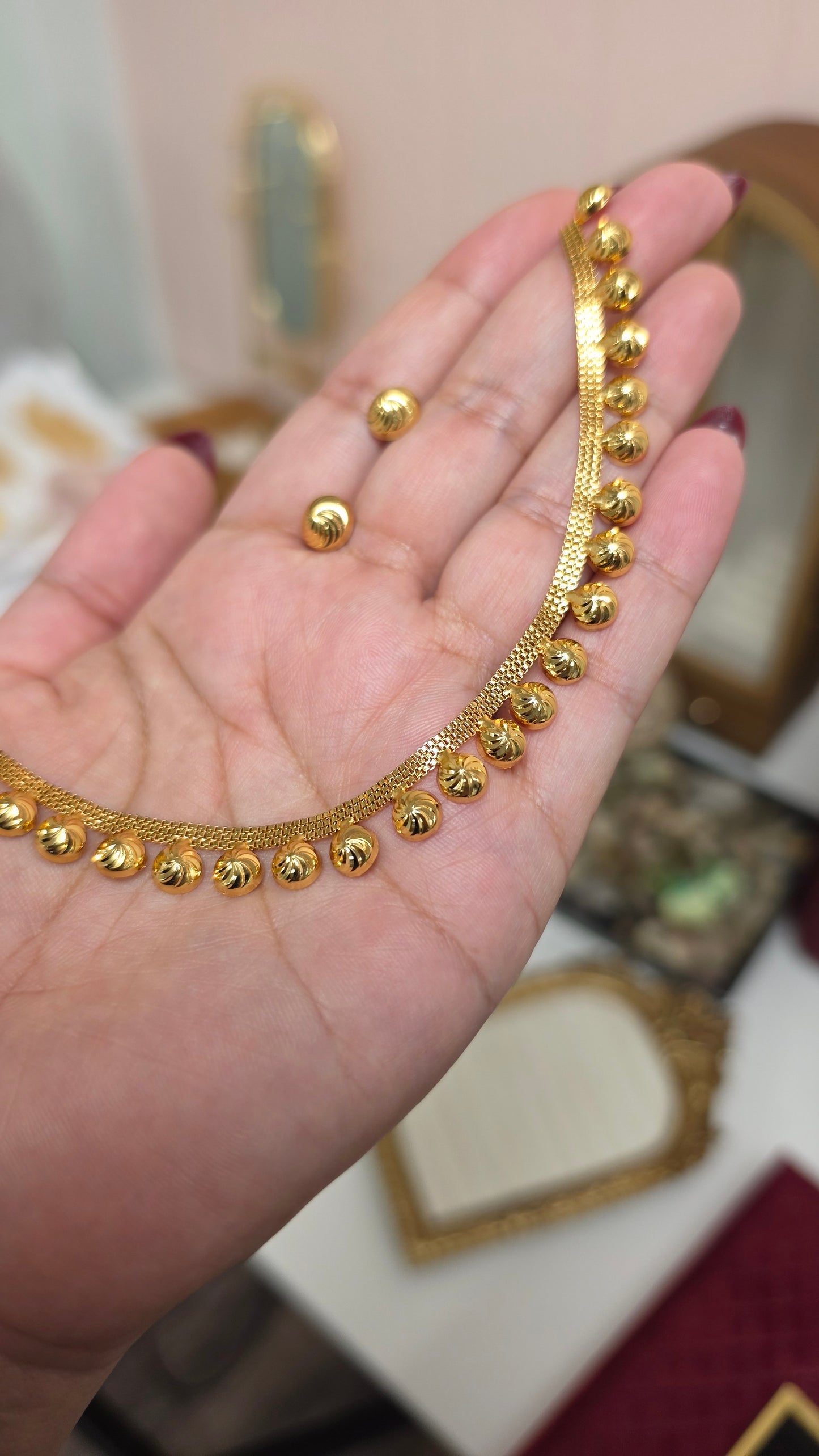 Seher gold plated set