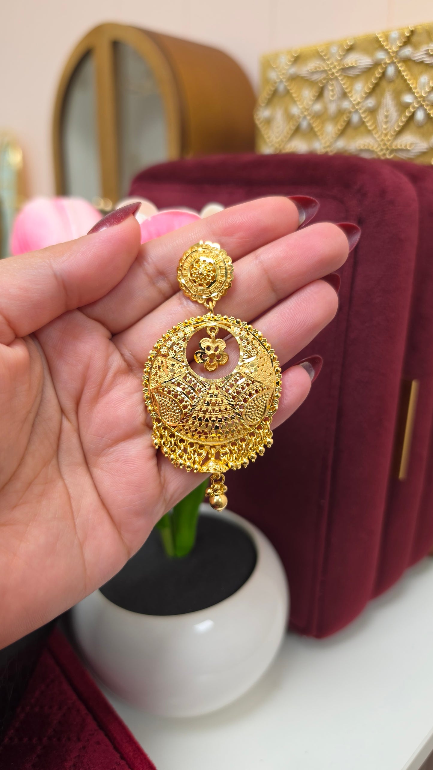 Gurnam gold plated Earrings
