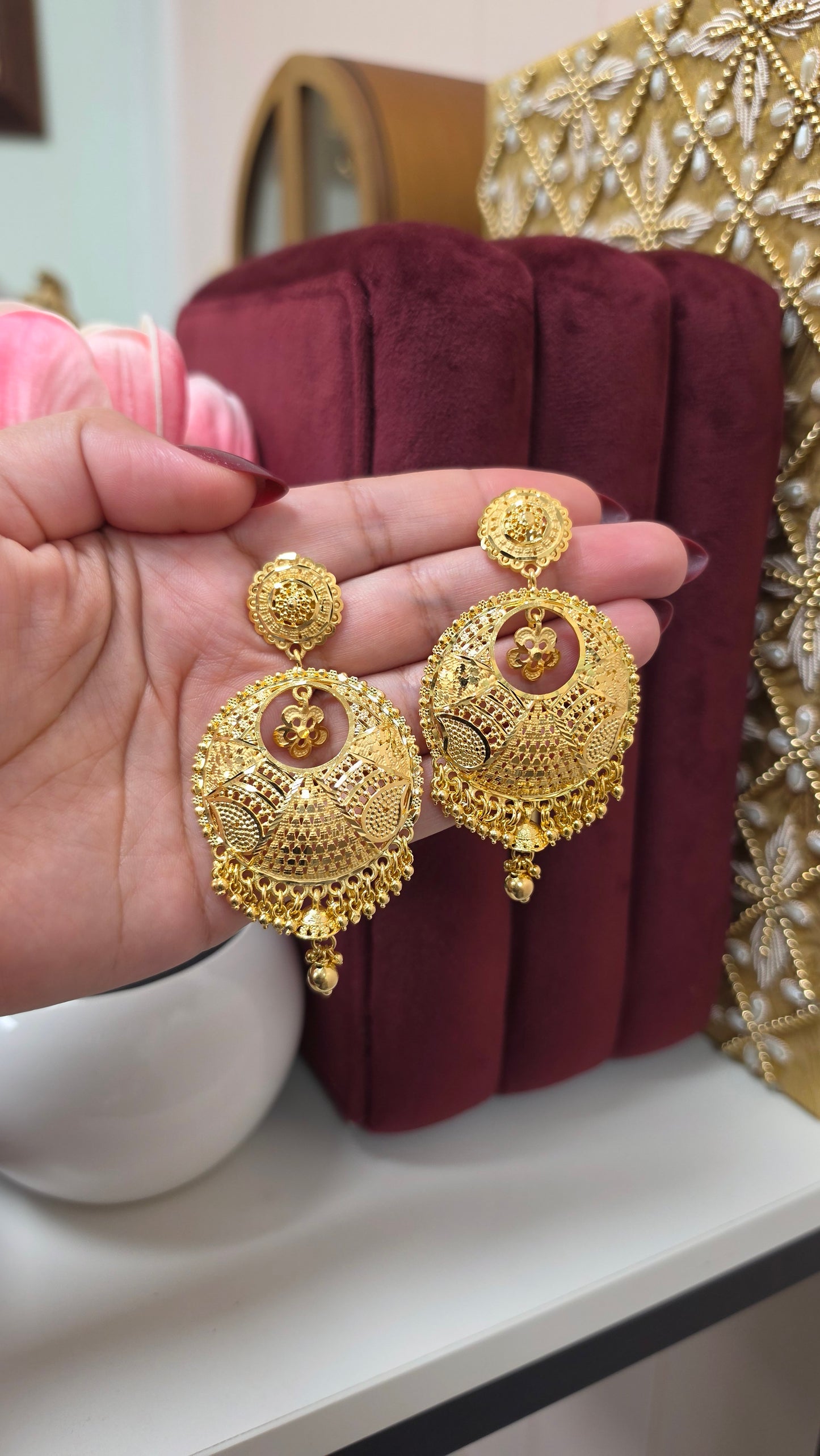 Gurnam gold plated Earrings