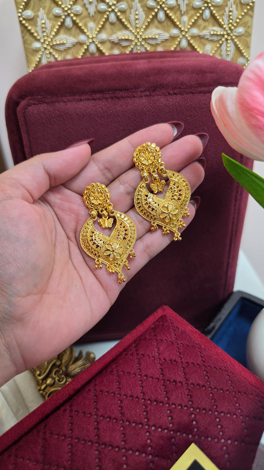 Gurvika gold plated earrings